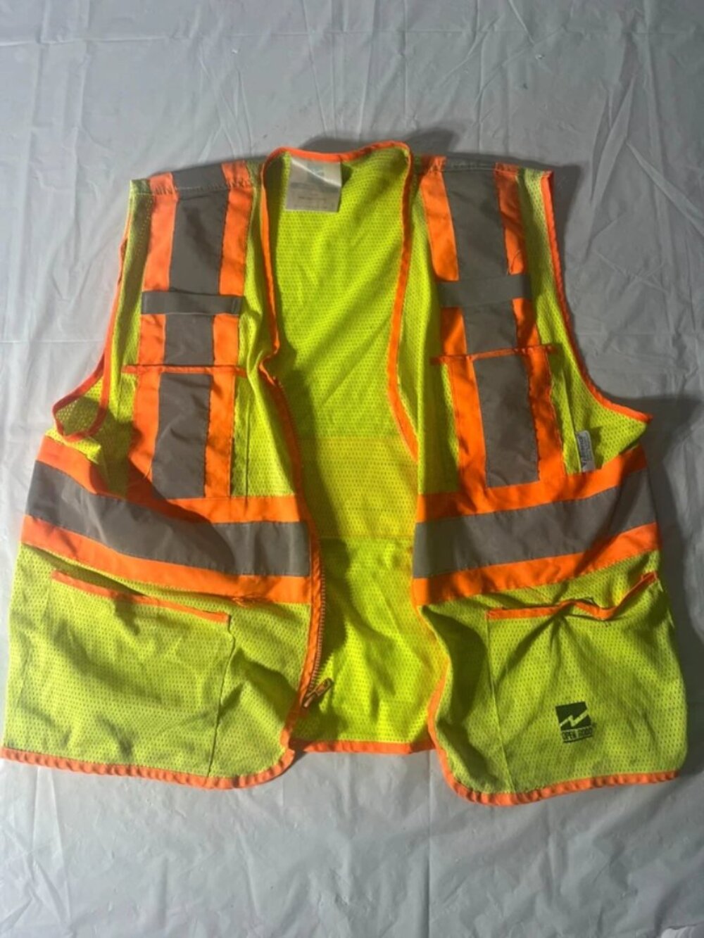 Open Road Zipper Safety Vest Medium